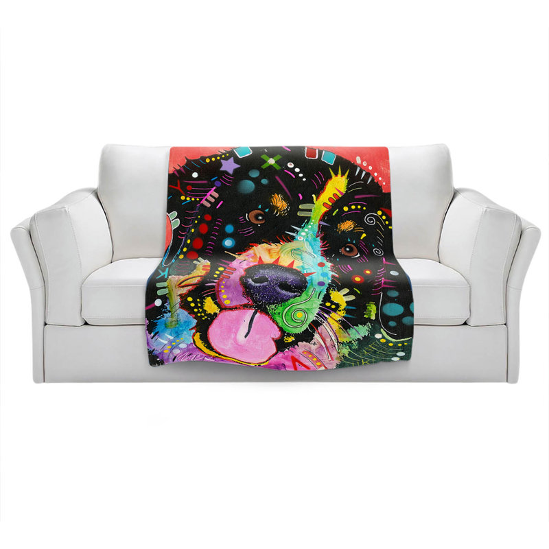 Hand Woven Throw Blanket, 68" x 80"