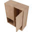 Armoire latérale 24 po pour la salle de bain, charnières à fermeture en douceur, chêne imitation, portes à fermeture en douceur Store Cosumes, bonnets de douche