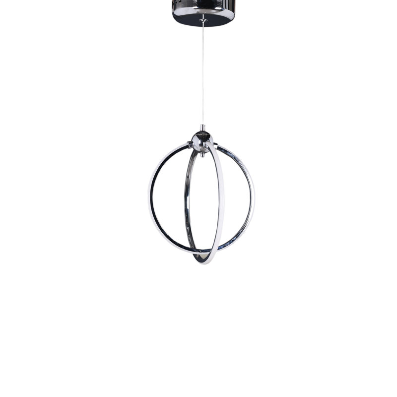 Luminaire suspendu sphère 1 lumière DEL