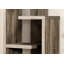 Bibliothèque, bibliothèque, étagère, 4 niveaux, H 48 po, bureau, chambre à coucher
