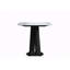 Table de salle à manger moderne Kivah, table de cuisine rectangulaire en pierre frittée avec double base en acier inoxydable brossé, mobilier de salle à manger et de conférence contemporain-668832954-629503935