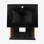 Meuble-lavabo 24 po avec lavabo en céramique noire et 2 tiroirs à fermeture en douceur