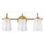 Lark Honey Bathroom Vanity Light
