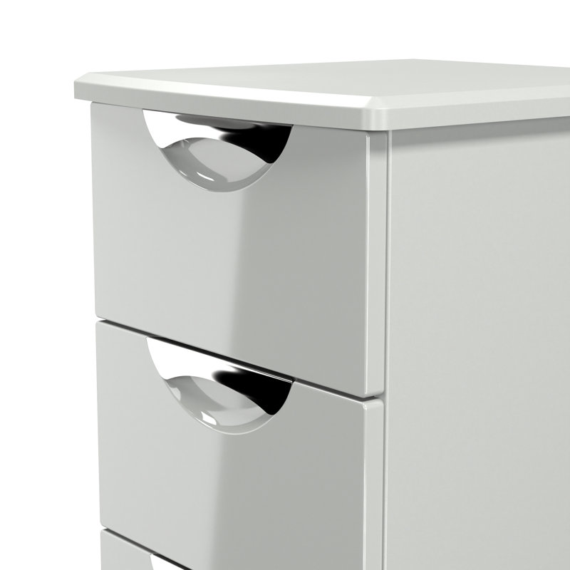 Rutilio 40cm W Manufactured Wood Bedside Table