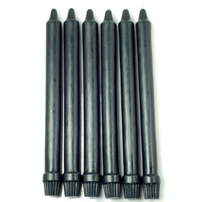 Ensemble de 12 chandelles coniques non parfumées 12 pièces