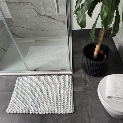 Rozelia Cotton Blend Non-Slip Bath Mat
