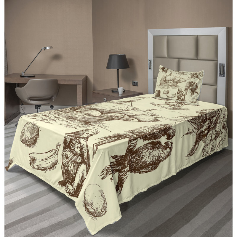Microfiber Sheet Set, Twin