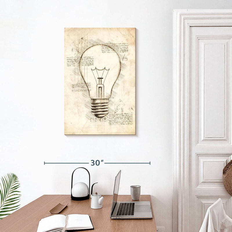 Laelle Light Bulb, 30" H x 20" W