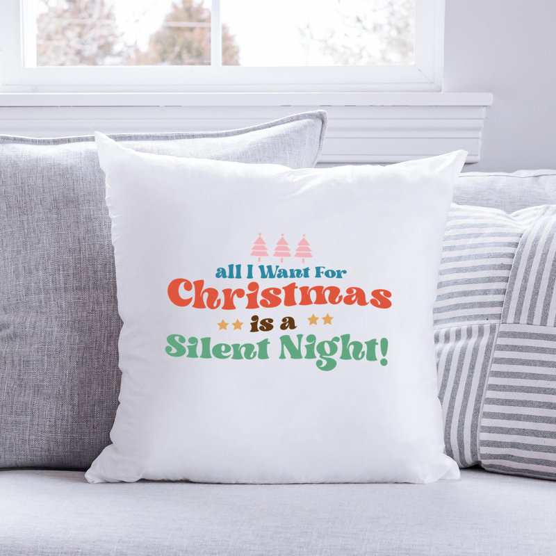 ChristmasFunny-01 Reversible Throw Pillow, 20" x 20"