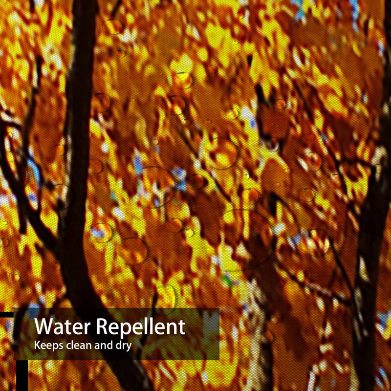 Rideau de douche Golden Autumn, L 72 po x l 78 po