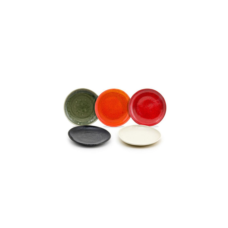 Assiette plate 6 po Kiln, Piment