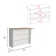 Kitchen Island with Ample Workstation and 2-Tier Shelf