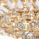 Houstyn Dimmable Crystal Ceiling Fan with LED Lights and Remote Control