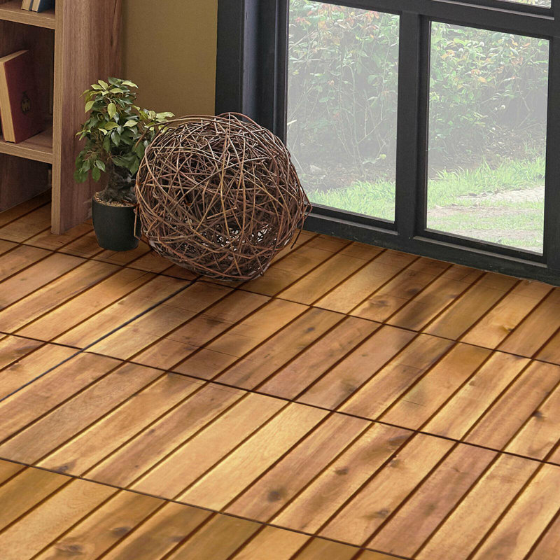 27 Piece Patio Interlocking Tile