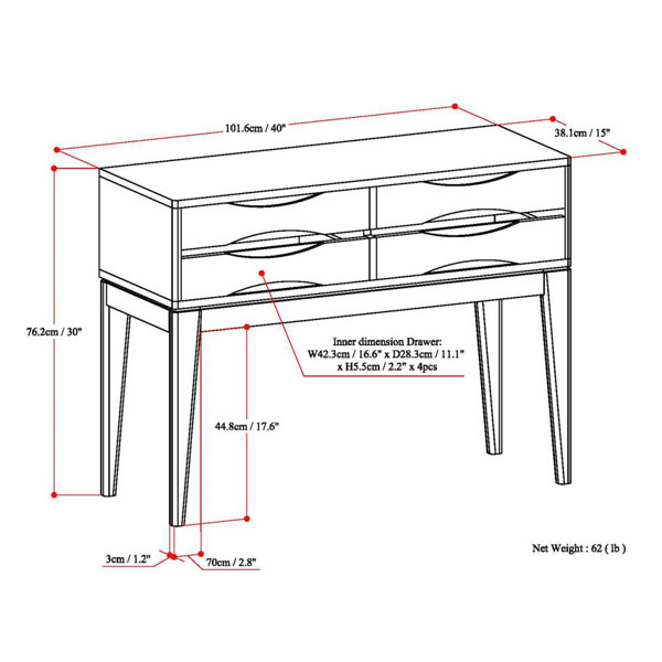Dimensions du produit