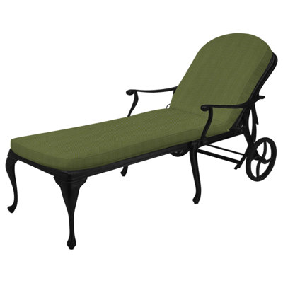 Provance Cast Outdoor Chaise Lounge Wheels Included