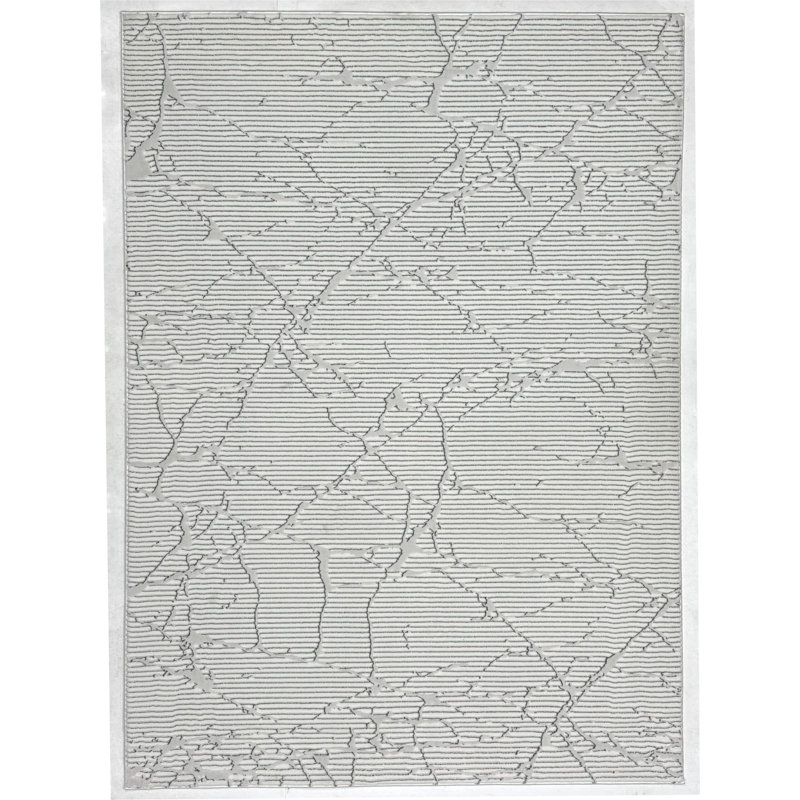 Tapis moderne abstrait 8 x 10 pour tapis de salon, Rectangle 7 pi 10 po x 10 pi 10 po