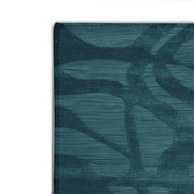 Tapis abstrait bleu intérieur et extérieur Abstract, Rectangle 4pi x 6 pi