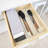 iDesign Linus Kitchen Drawer Organizer, 4" x 16" x 3", 2 Pack, Clear
