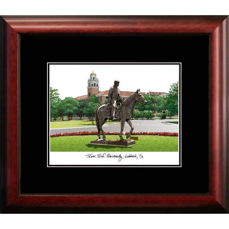 NCAA Texas Tech Red Raiders Academic Lithograph Picture Frame