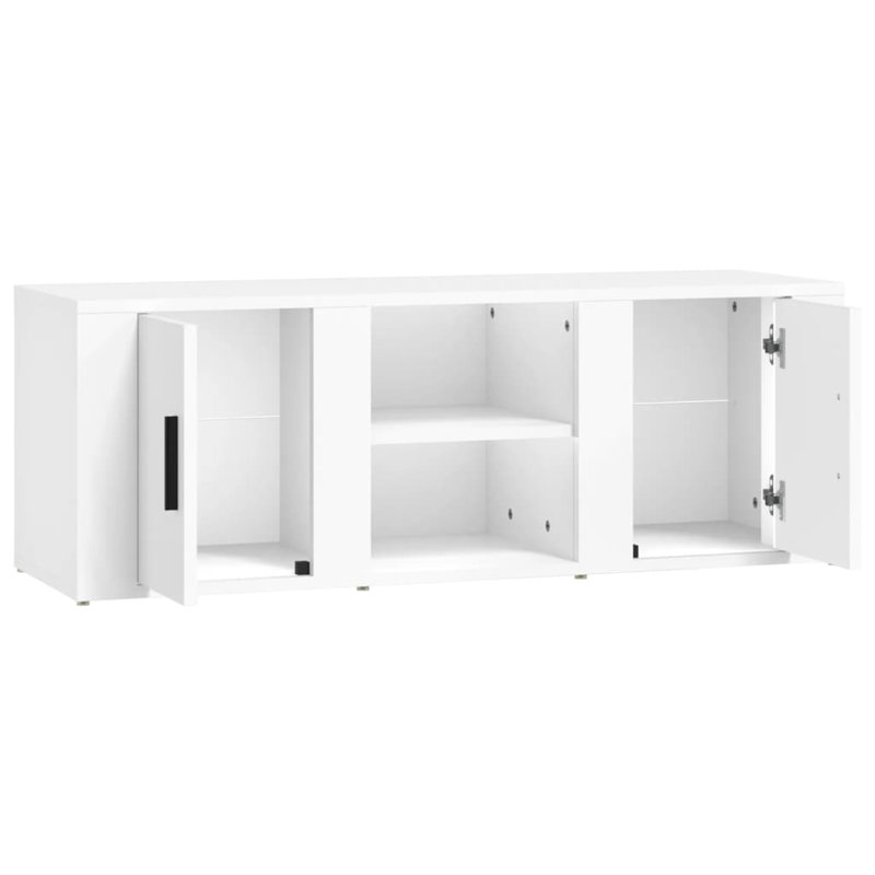 TV Cabinet Sonoma 100X31.5X35 Cm Engineered Wood, White