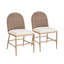 Ensemble de 2 chaises de ferme