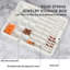 42 grilles de rangement en plastique transparent pour petits objets