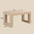 Farmhouse Kitchen Dining Table for 4-6 People, Rectangular Dining Table for Dining Room, Living Room, Kitchen with Sturdy Wood Legs Farmhouse Full MDF Trim, Easy Assembly