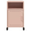 Quammen 36cm W Steel Bedside Table-474298737