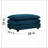 Chenille Fabric Ottomans Footrest to Combine with 2 Seater Sofa, 3 Seater Sofa and 4 Seater Sofa,  Chenille