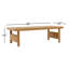 Table basse d'extérieur Everlee, teck naturel FSC