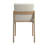 Arusha Beige Linen And Wood Dining Chairs-729390219