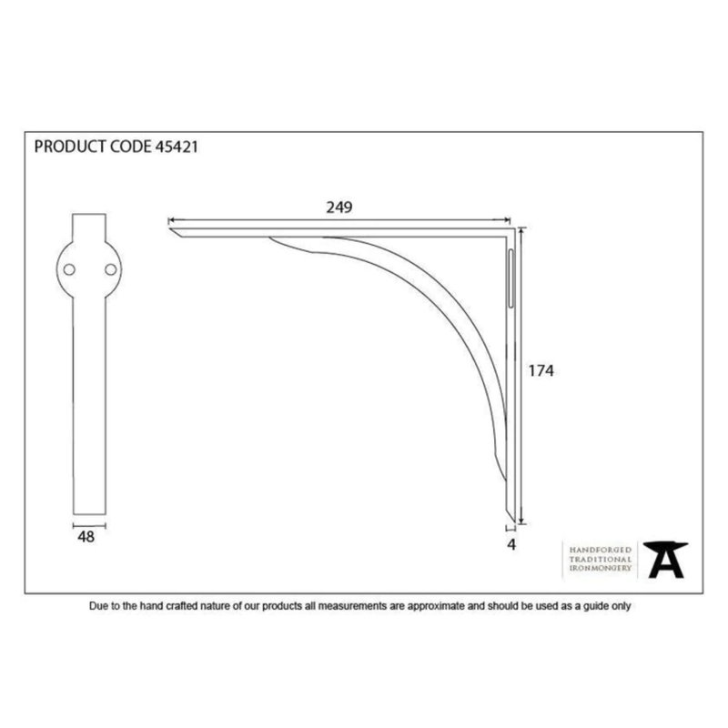 Curved Shelf Bracket