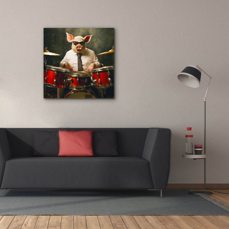 'Stix' by Sean Parnell Canvas Wall Art, 37" H x 37" W x 1.5" D