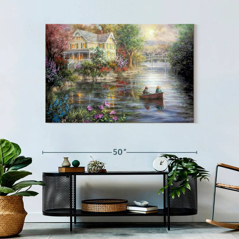 Lilie The Evening Reflections, 32" H x 48" W