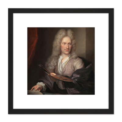 Portrait Jan Van Huysum by Arnold Boonen - Single Picture Frame Painting
