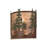 Rustic Lodge Flush Mounted Sconce