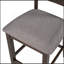 Ensemble de salle à manger 5 pièces à hauteur de comptoir en bois avec chaises rembourrées et étagères de rangement-1251478677
