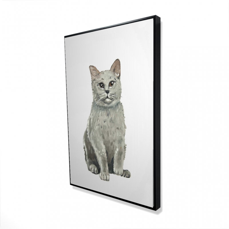 Impression de chat British Shorthair sur toile
