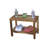 EcoDecors Rectangular Teak Shower Bench With Shelf-57278420-57278423