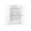 Porte de douche coulissante Levity H 44-5 / 8 - 47-5 / 8 po L avec 3/8 po Verre transparent épais