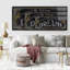 Art textuel sur toile tendue-999236300