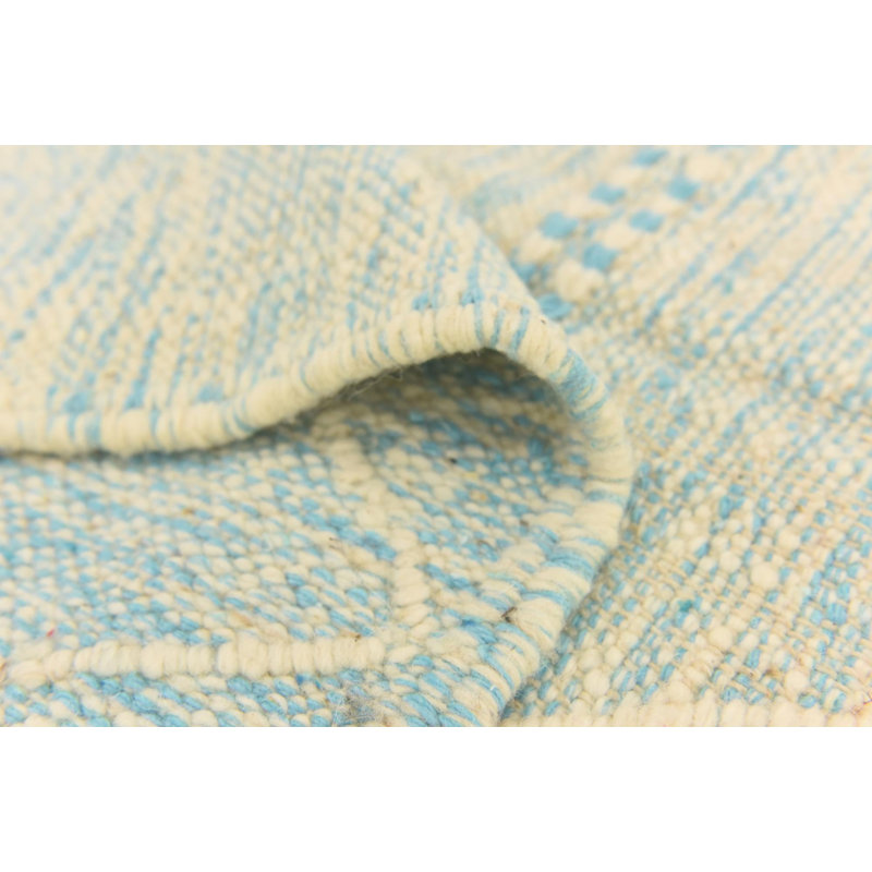 Tapis bleu clair Aabha