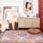 Velvet Wooden Foot Casual Lotus Chair with Waist Pillow-82167255