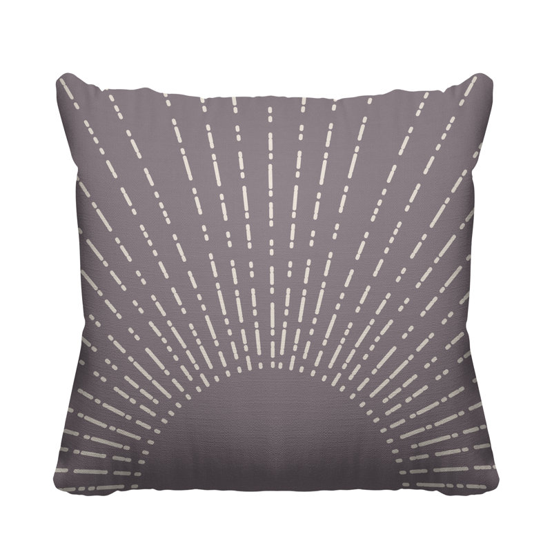 Coussin Bibo, L 17 po x H 17 po, Mauve