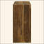 Rectangular Solid Wood Entryway Console Table