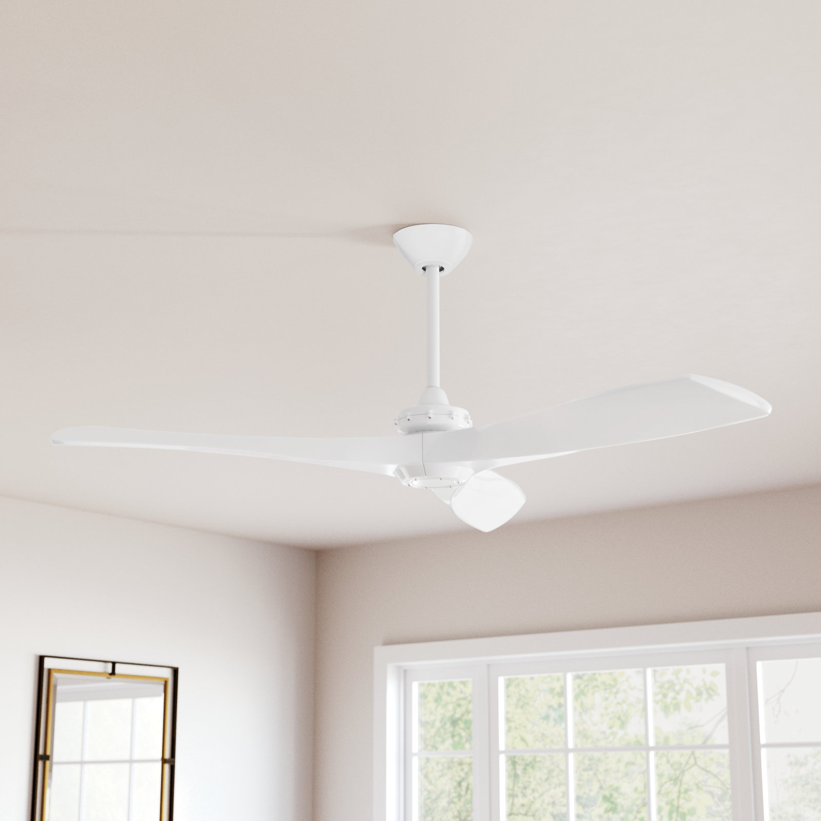 60" Ceiling Fan, White