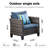 Kaniha Wicker Outdoor Lounge Chair-1849108689