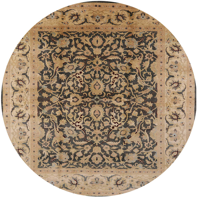 Cianni Oriental Indoor Rug, Round 7'