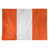Orange / blanc